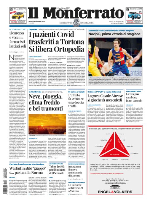 Il Monferrato - Edizione 92 del 08/12/2020